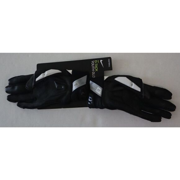 Nike N.FG.22.118.SL Unisex Youth Sz Small White/Black D-Tack 6.0 FG Gloves - Picture 5 of 5